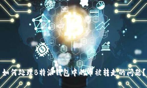 如何处理B特派钱包中的币被转走的问题？