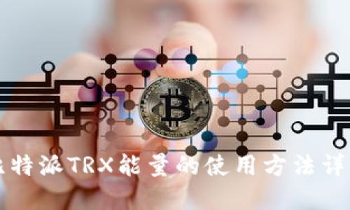 比特派TRX能量的使用方法详解