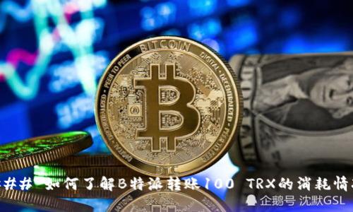### 如何了解B特派转账100 TRX的消耗情况