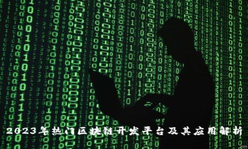 2023年热门区块链开发平台及其应用解析