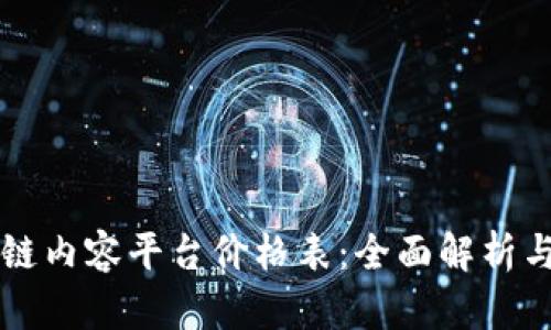 区块链内容平台价格表：全面解析与对比